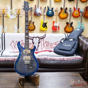 Paul Reed Smith PRS Wild West Guitars 2023 Special Run CE 24 Painted Black Neck 57/08 Pickups Faded Grey Black Blue Burst - Image 5