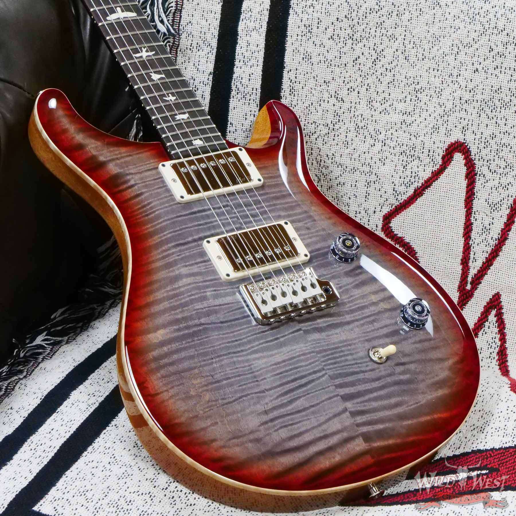 prs-wwg-ce24-cherry-358214-d3__wwg.jpg Paul Reed Smith PRS Wild West Guitars 2023 Special Run CE 24 Painted Black Neck 57/08 Pickups Faded Grey Black Cherry Burst - Image 7
