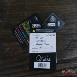 Paul Reed Smith PRS Wild West Guitars 2023 Special Run CE 24 Painted Black Neck 57/08 Pickups Faded Grey Black Cherry Burst - Image 11