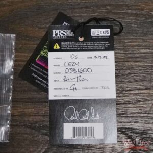 Paul Reed Smith PRS Wild West Guitars Special Run CE 24 Painted Black Neck 57/08 Covered Pickups Eriza Verde 7.55 LBS - Image 11
