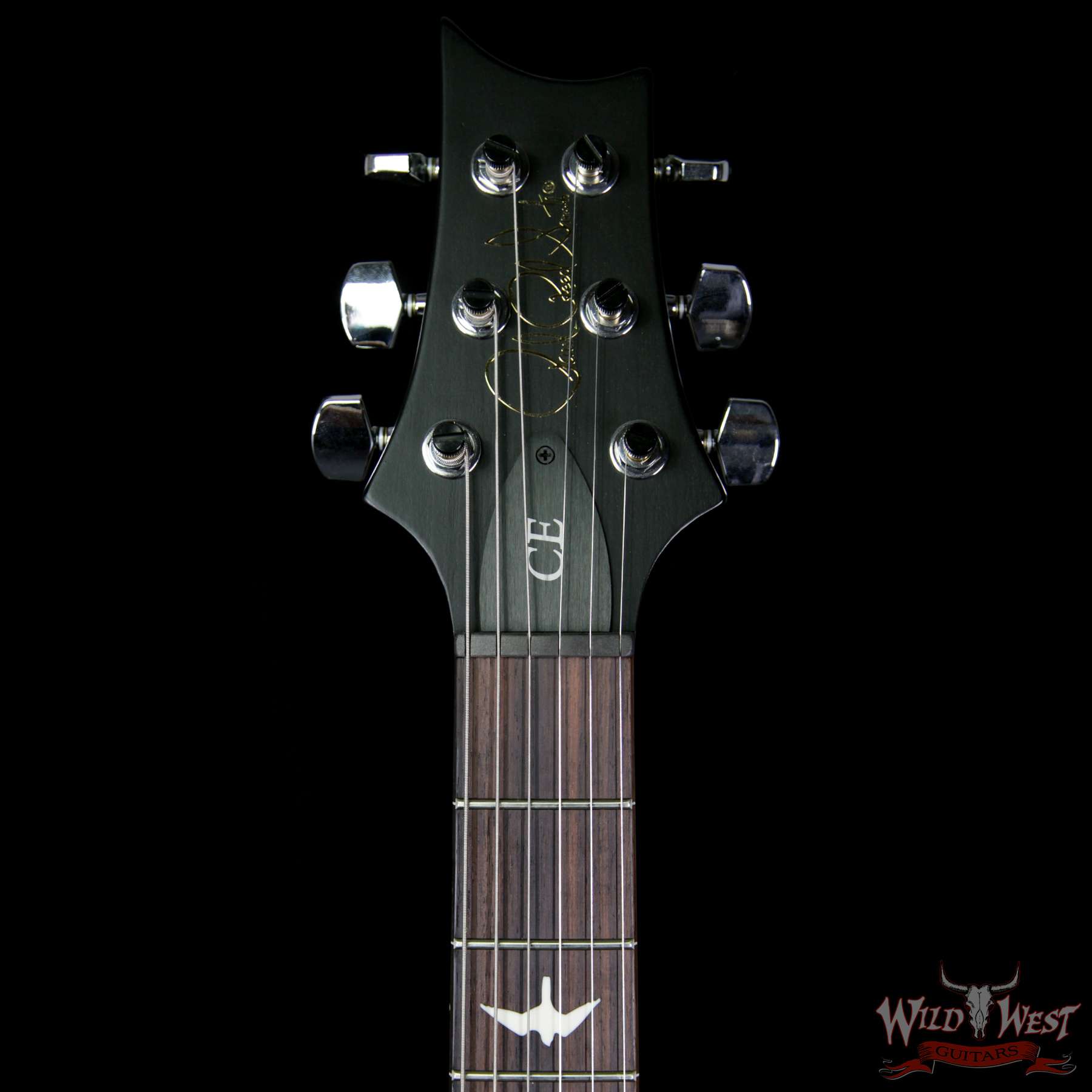 prs-wwg-ce24-greyblack-238551-hf__wwg.jpg PRS Wild West Guitars Special Run CE 24 Flame Maple Top and 57/08 Pickups Grey Black 238551 - Image 8
