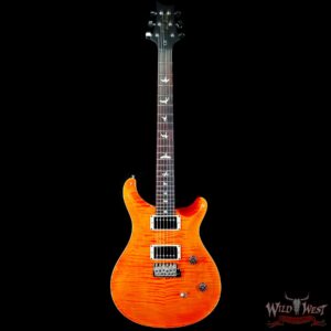 Paul Reed Smith PRS Wild West Guitars 2023 Special Run CE 24 Painted Black Neck 57/08 Pickups Orange - Image 3