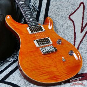 Paul Reed Smith PRS Wild West Guitars 2023 Special Run CE 24 Painted Black Neck 57/08 Pickups Orange - Image 7
