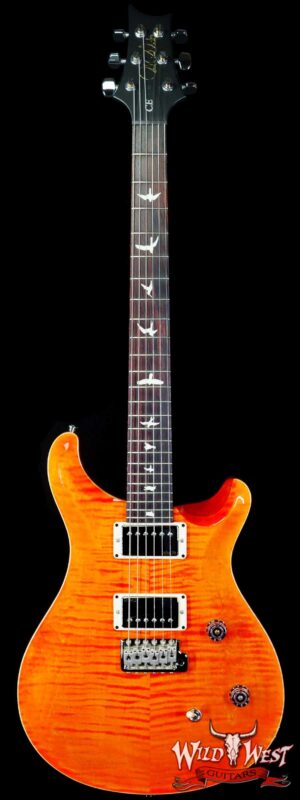 Paul Reed Smith PRS Wild West Guitars 2023 Special Run CE 24 Painted Black Neck 57/08 Pickups Orange
