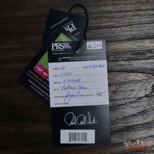 PRS Wild West Guitars Special Run Flame Top Black Neck CE 24 Faded Gray Black Purple Burst 314008 - Image 11