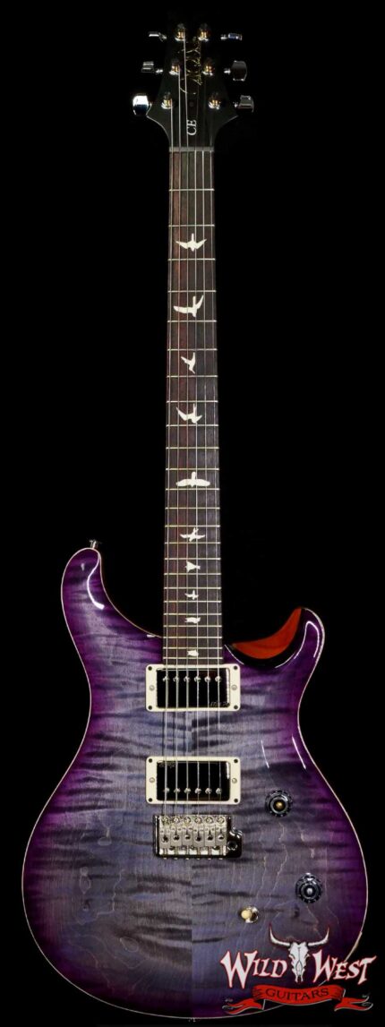 Paul Reed Smith PRS Wild West Guitars 2023 Special Run CE 24 Painted Black Neck 57/08 Pickups Faded Grey Black Purple Burst