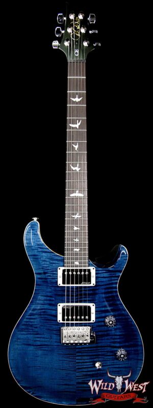 PRS Wild West Guitars Special Run CE 24 Flame Maple Top and 57/08 PU Whale Blue 238562