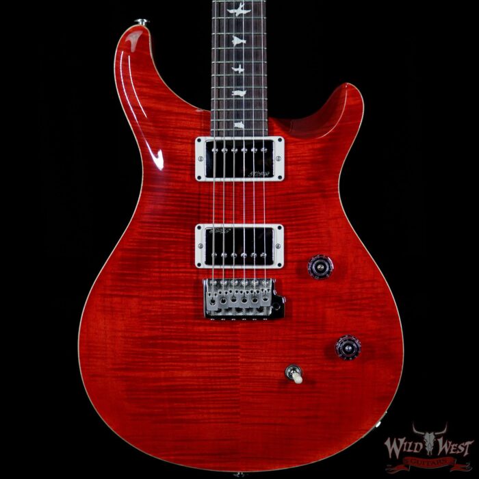 PRS Wild West Guitars Special Run CE 24 Flame Maple Top and 57/08 PU Ruby 238555 - Image 3