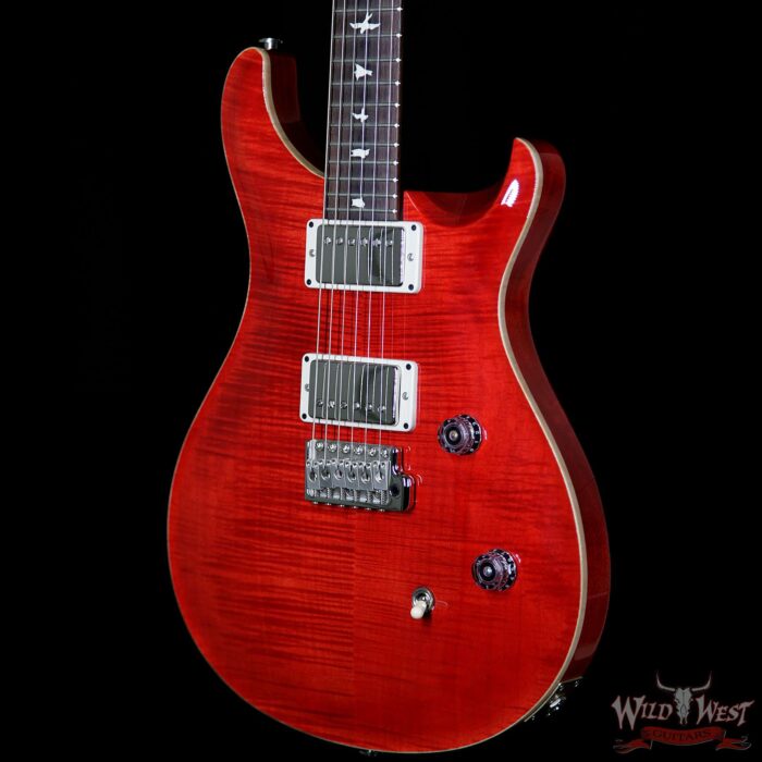 PRS Wild West Guitars Special Run CE 24 Flame Maple Top and 57/08 PU Ruby 238555 - Image 2