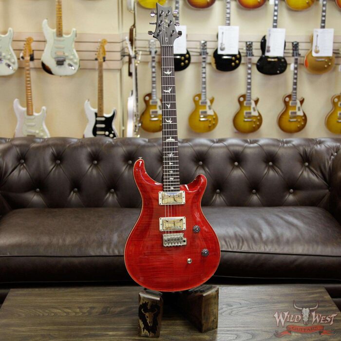 PRS Wild West Guitars Special Run CE 24 Flame Maple Top and 57/08 PU Ruby 238555 - Image 9