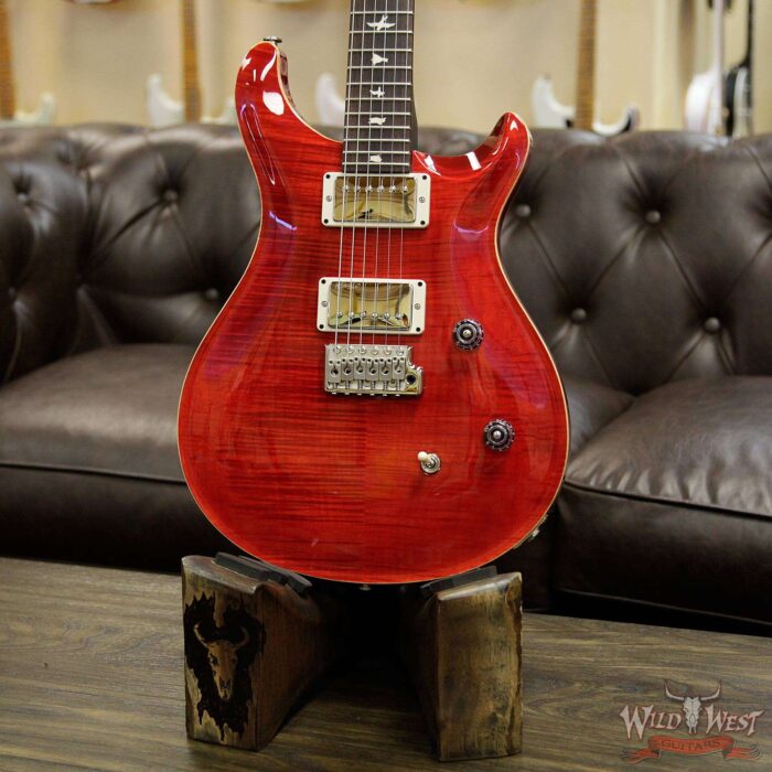 PRS Wild West Guitars Special Run CE 24 Flame Maple Top and 57/08 PU Ruby 238555 - Image 10