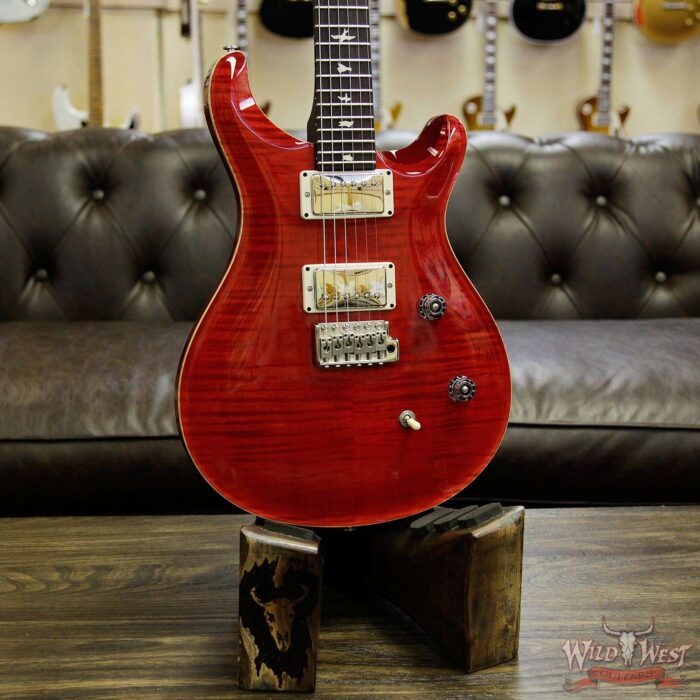 PRS Paul Reed Smith Wild West Guitars Special Run CE 24 Flame Top and 57/08 Pickups Ruby 239614 - Image 13