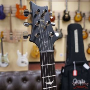 PRS Wild West Guitars Special Run Flame Top Black Neck CE 24 Faded Grey Black Blue Burst 316996 - Image 6