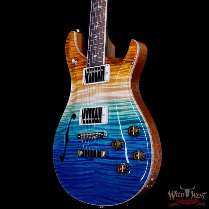 PRS Wild West Guitars 25th Anniversary Limited Run Wood Library Artist Package McCarty 594 Semi-Hollow Beach Fade (Private Stock Color) 7.35 LBS (US Only / No International Shipping) - Image 2