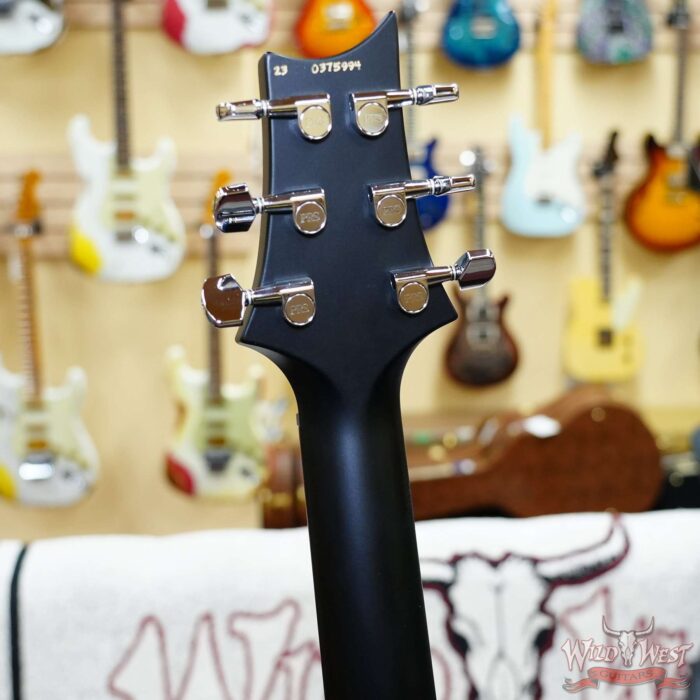 Paul Reed Smith PRS Wild West Guitars Special Run CE 24 Painted Black Neck 57/08 Covered Pickups Makena Blue 7.30 LBS - Image 8