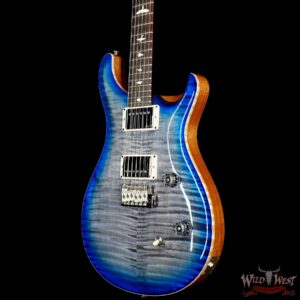 Paul Reed Smith PRS Wild West Guitars Special Run CE 24 Painted Black Neck 57/08 Covered Pickups Faded Grey Black Blue Burst 7.65 LBS - Image 2