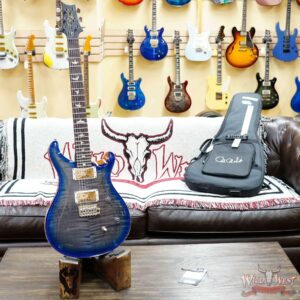 Paul Reed Smith PRS Wild West Guitars Special Run CE 24 Painted Black Neck 57/08 Covered Pickups Faded Grey Black Blue Burst 7.65 LBS - Image 4