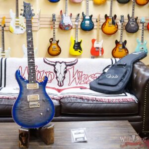 Paul Reed Smith PRS Wild West Guitars 2023 Special Run CE 24 Painted Black Neck 57/08 Pickups Faded Grey Black Blue Burst - Image 5