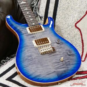Paul Reed Smith PRS Wild West Guitars 2023 Special Run CE 24 Painted Black Neck 57/08 Pickups Faded Grey Black Blue Burst - Image 7