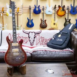 Paul Reed Smith PRS Wild West Guitars Special Run CE 24 Painted Black Neck 57/08 Covered Pickups Faded Grey Black Cherry Burst 7.50 LBS - Image 4