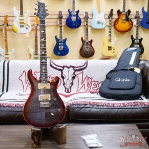 Paul Reed Smith PRS Wild West Guitars Special Run CE 24 Painted Black Neck 57/08 Covered Pickups Faded Grey Black Cherry Burst 7.85 LBS - Image 4