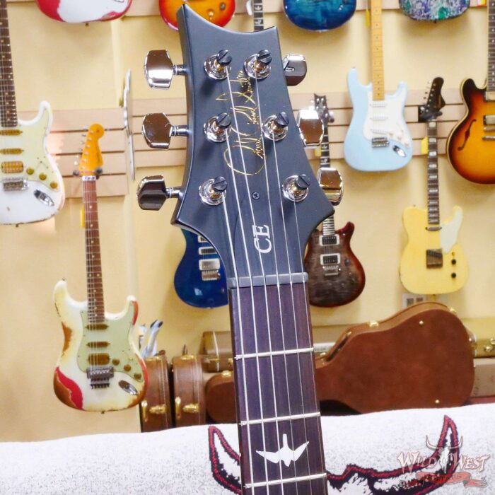 Paul Reed Smith PRS Wild West Guitars Special Run CE 24 Painted Black Neck 57/08 Covered Pickups Faded Grey Black Cherry Burst 7.85 LBS - Image 5