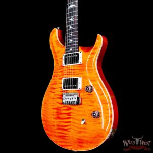 Paul Reed Smith PRS Wild West Guitars 2023 Special Run CE 24 Painted Black Neck 57/08 Pickups Orange - Image 2