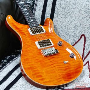 Paul Reed Smith PRS Wild West Guitars 2023 Special Run CE 24 Painted Black Neck 57/08 Pickups Orange - Image 7
