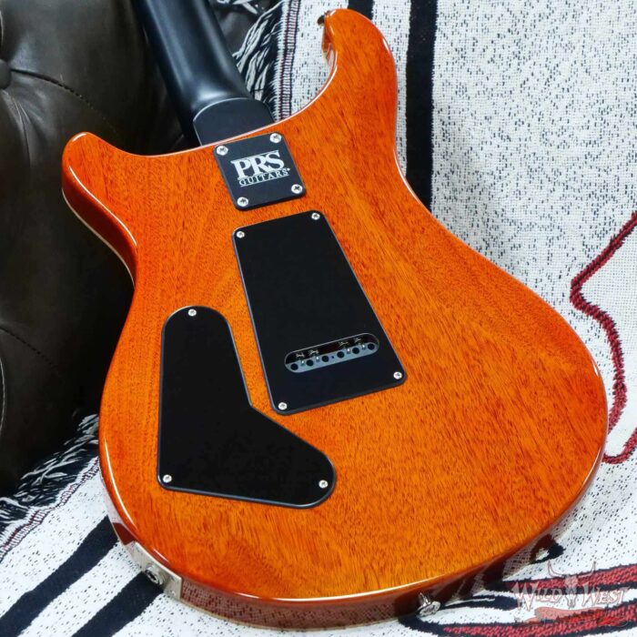 Paul Reed Smith PRS Wild West Guitars 2023 Special Run CE 24 Painted Black Neck 57/08 Pickups Orange - Image 10