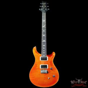 Paul Reed Smith PRS Wild West Guitars Special Run CE 24 Painted Black Neck 57/08 Pickups Orange 7.10 LBS - Image 3