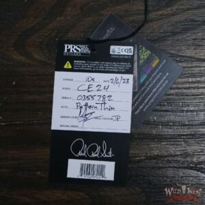 Paul Reed Smith PRS Wild West Guitars 2023 Special Run CE 24 Painted Black Neck 57/08 Pickups Faded Grey Black Purple Burst - Image 11