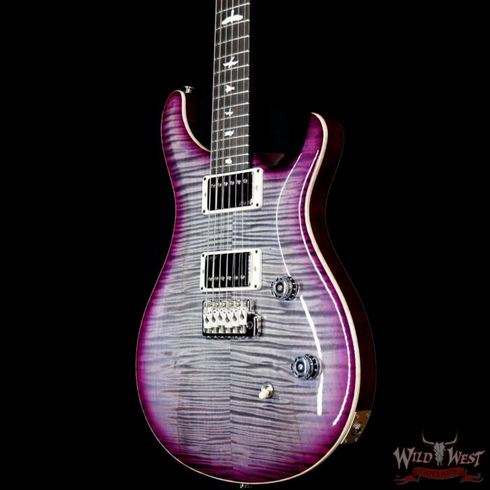 Paul Reed Smith PRS Wild West Guitars Special Run CE 24 Painted Black Neck 57/08 Covered Pickups Faded Grey Black Purple Burst 7.75 LBS - Image 2
