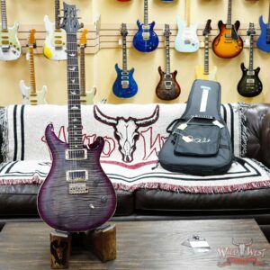 Paul Reed Smith PRS Wild West Guitars Special Run CE 24 Painted Black Neck 57/08 Covered Pickups Faded Grey Black Purple Burst 7.75 LBS - Image 4
