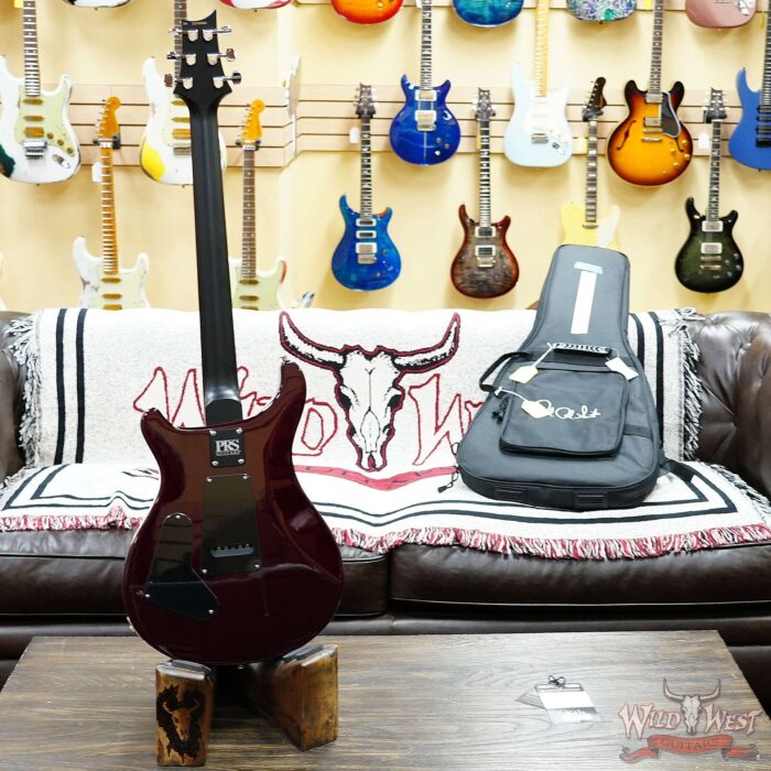 Paul Reed Smith PRS Wild West Guitars Special Run CE 24 Painted Black Neck 57/08 Covered Pickups Faded Grey Black Purple Burst 7.75 LBS - Image 7