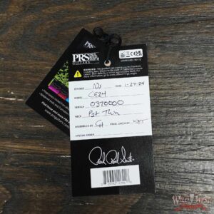 Paul Reed Smith PRS Wild West Guitars Special Run CE 24 Painted Black Neck 57/08 Covered Pickups Faded Grey Black Purple Burst 7.75 LBS - Image 10