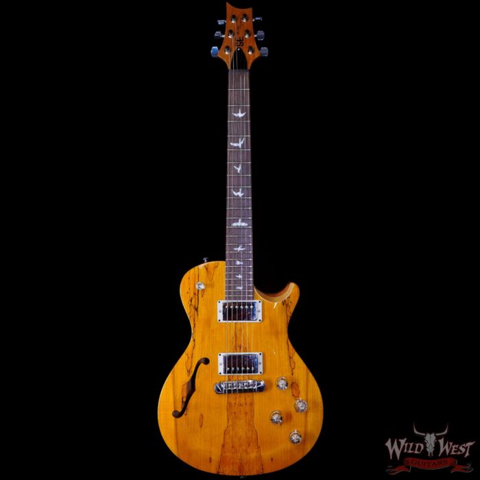 Jim Root Collection PRS SE Zach Myers Semi-Hollow Singlecut with m/ Pickups Spalted Santana Yellow - Image 3