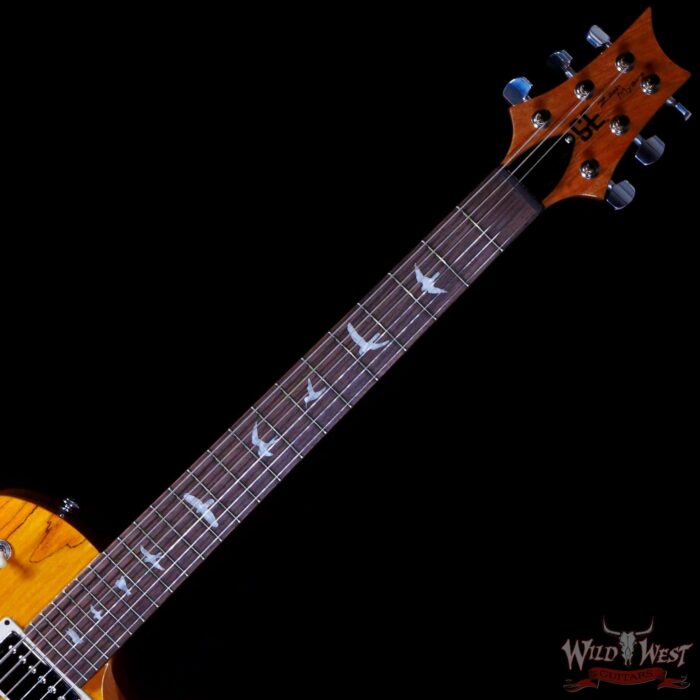 Jim Root Collection PRS SE Zach Myers Semi-Hollow Singlecut with m/ Pickups Spalted Santana Yellow - Image 4