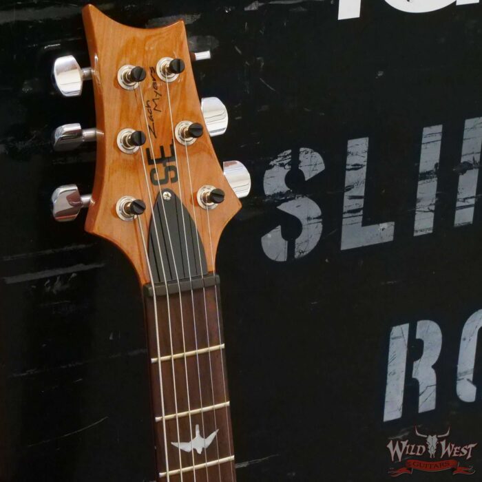 Jim Root Collection PRS SE Zach Myers Semi-Hollow Singlecut with m/ Pickups Spalted Santana Yellow - Image 7