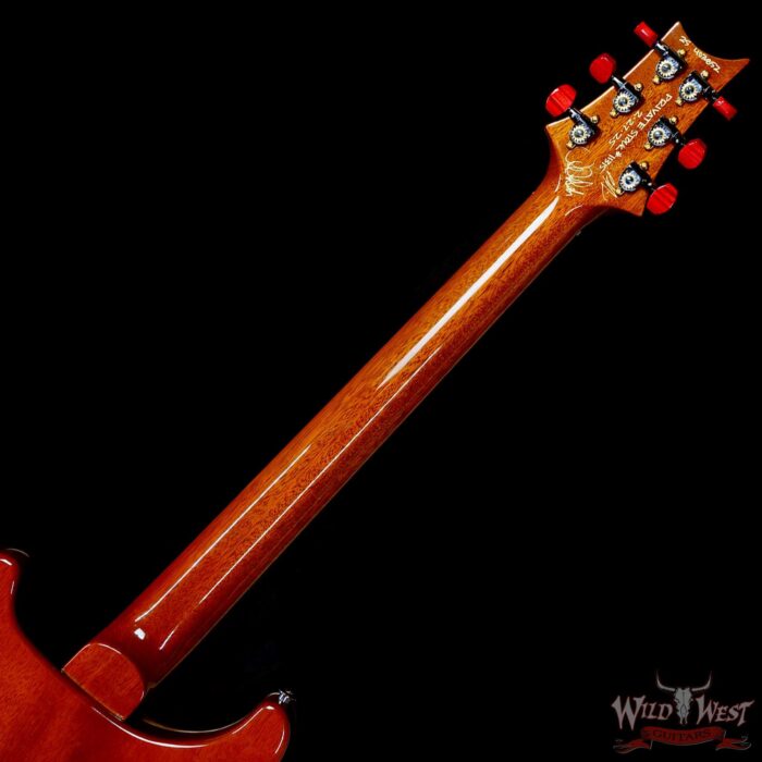 Paul Reed Smith PRS Private Stock #11315 Custom 24 Flame Maple Top Madagascar Rosewood Fingerboard Blood Red Glow 7.80 lbs - Image 5