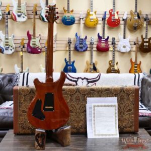 Paul Reed Smith PRS Private Stock #11315 Custom 24 Flame Maple Top Madagascar Rosewood Fingerboard Blood Red Glow 7.80 lbs - Image 10