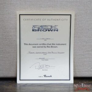 Paoletti Handmade Guitars Nancy Leather Rex Brown Signature Model Owned and Used by Rex Brown - Image 14