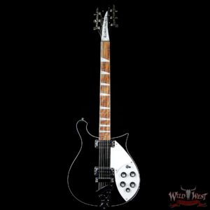 2009 Rickenbacker 620/12 Thru Body Rosewood Fretboard Black 12-String Guitar Preowned - Image 5