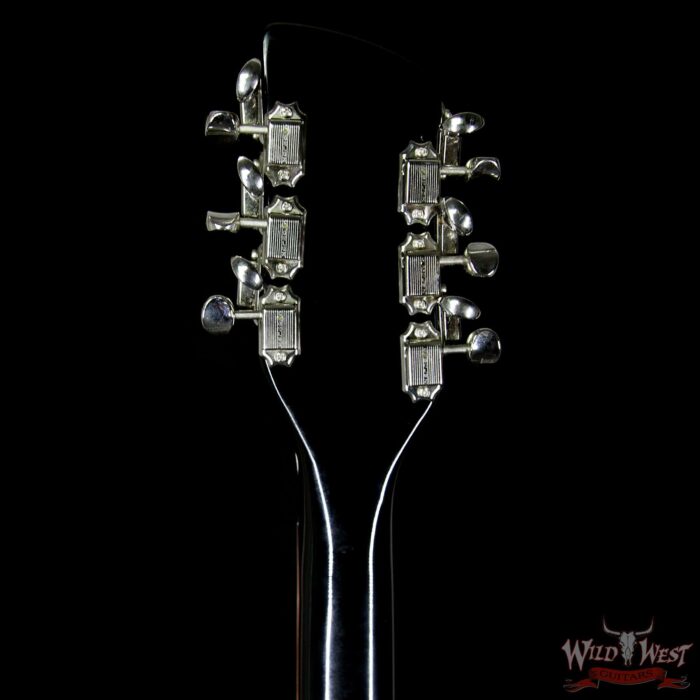 2009 Rickenbacker 620/12 Thru Body Rosewood Fretboard Black 12-String Guitar Preowned - Image 9