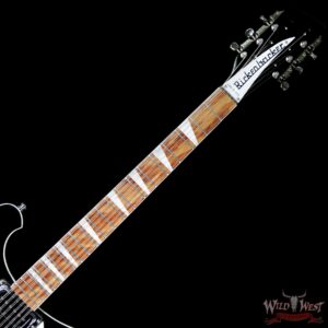 2009 Rickenbacker 620/12 Thru Body Rosewood Fretboard Black 12-String Guitar Preowned - Image 8