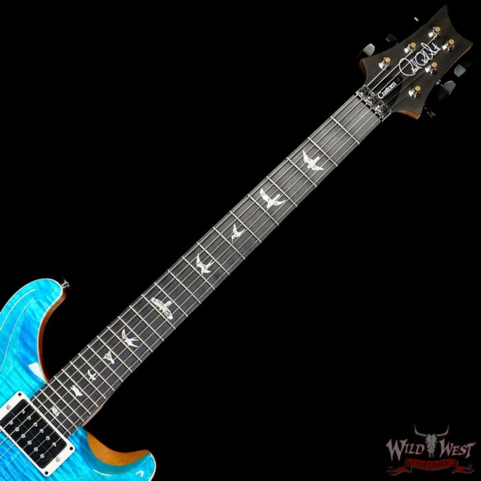 Paul Reed Smith PRS Core Series Custom 24 Floyd Rose Ebony Fingerboard Carroll Blue 7.80 LBS - Image 4