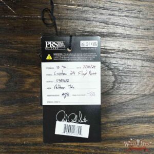 Paul Reed Smith PRS Core Series Custom 24 Floyd Rose Ebony Fingerboard Carroll Blue 7.80 LBS - Image 8