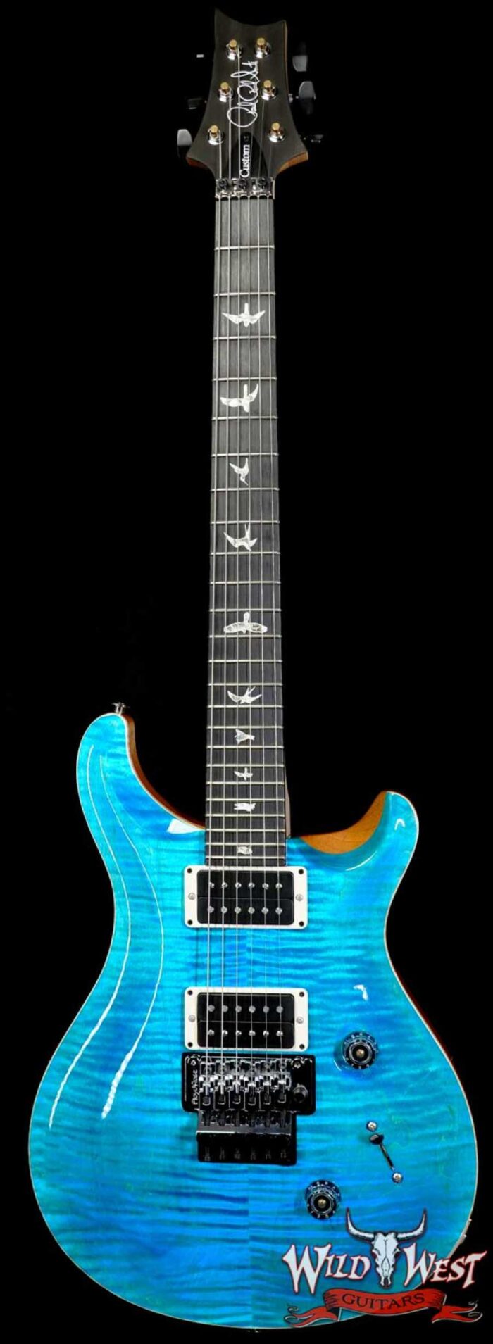 Paul Reed Smith PRS Core Series Custom 24 Floyd Rose Ebony Fingerboard Carroll Blue 7.80 LBS - Image 1