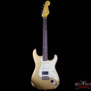 Fender Custom Shop 1962 Stratocaster HSS EVH Pickup Relic Rosewood Fingerboard Aztec Gold - Image 3