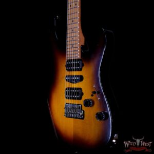Suhr Custom Modern Antique HSH Roasted Quatersawn Maple Neck with Blower Switch 2 Tone Tobacco Burst - Image 2