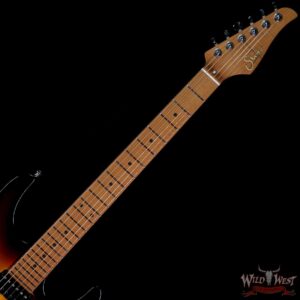 Suhr Custom Modern Antique HSH Roasted Quatersawn Maple Neck with Blower Switch 2 Tone Tobacco Burst - Image 4